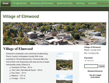 Tablet Screenshot of elmwoodwi.org
